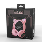 LED Cat Ear Wireless Bluetooth Headphones w/ Mic